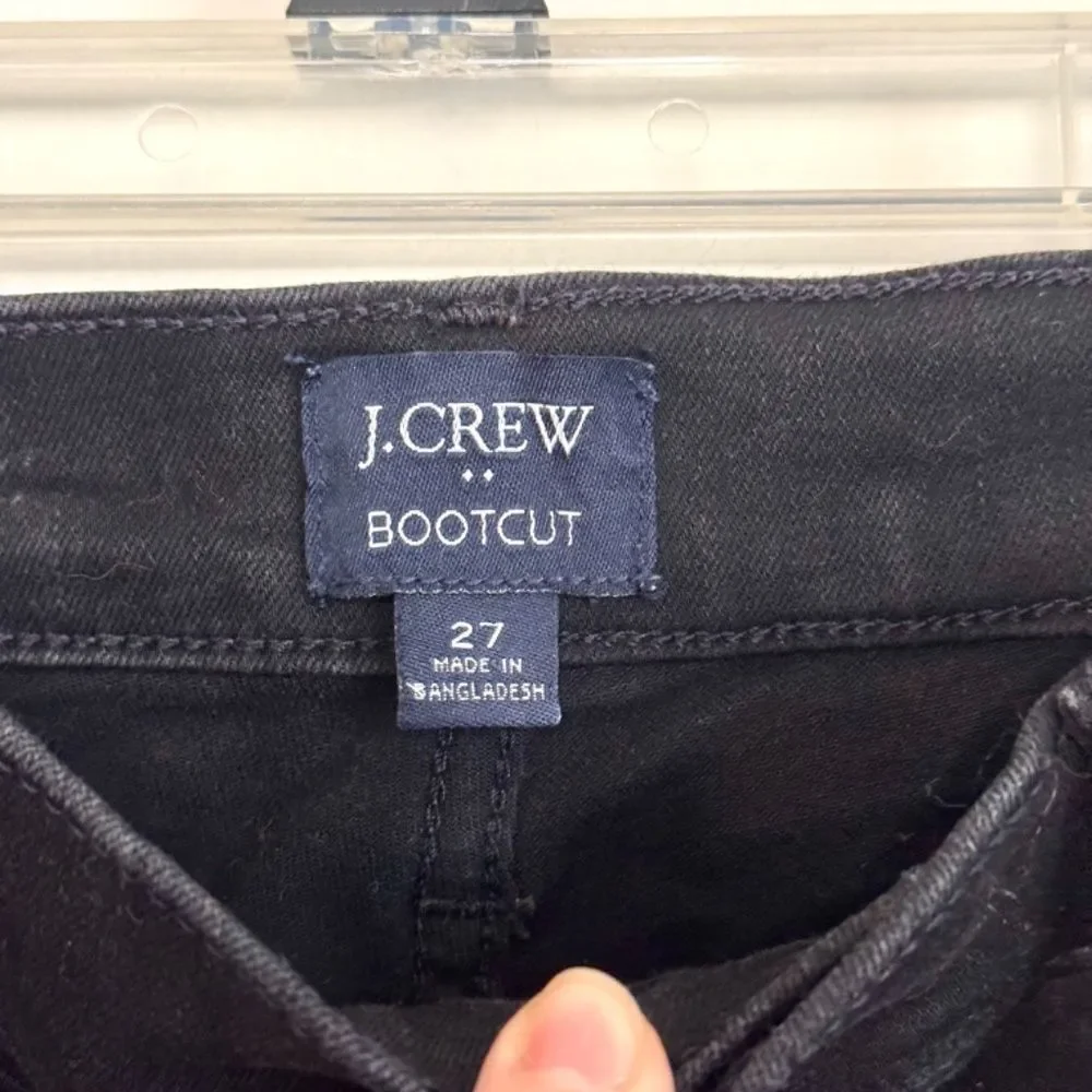 J. Crew Boot Cut All Day Stretch Jeans - Midnight Wash (Black) | Size 27